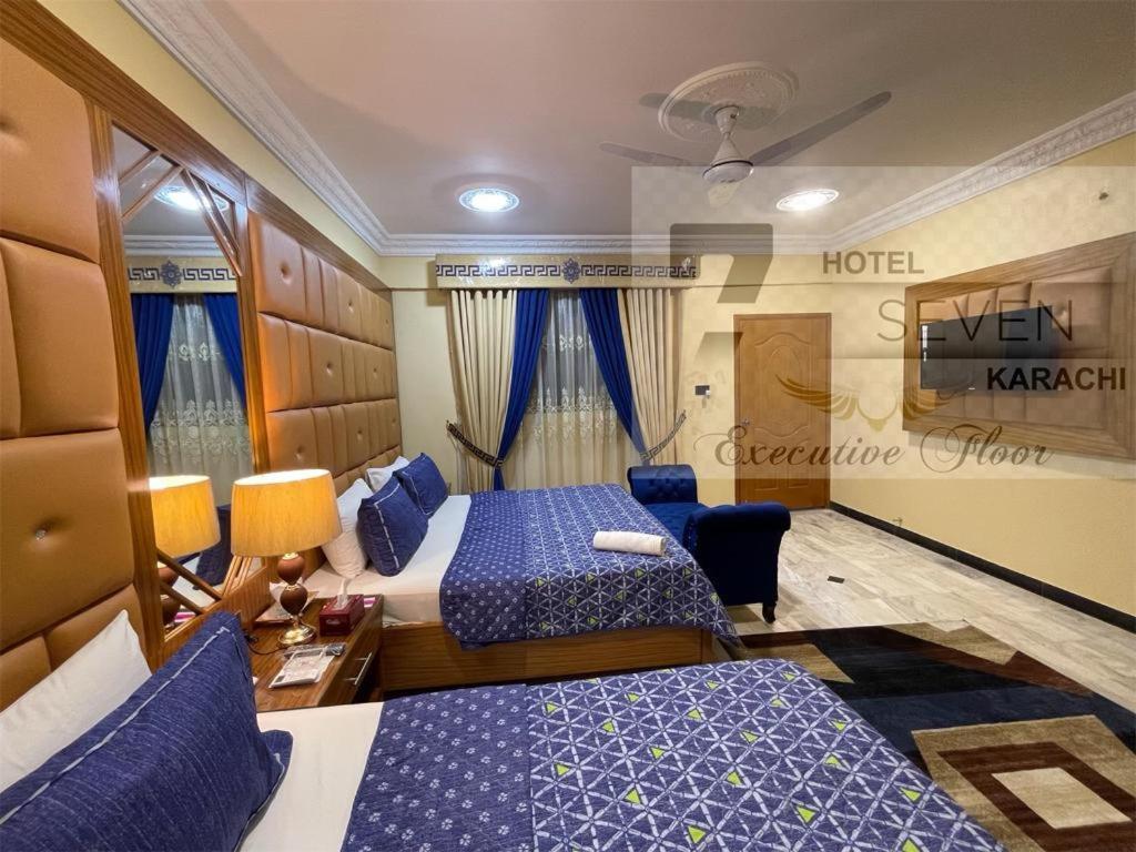 Hotel Seven 7 Karachi Bagian luar foto