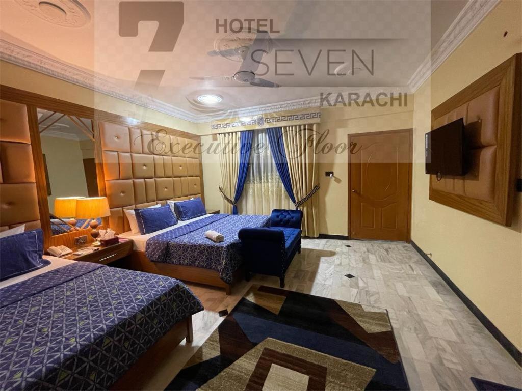 Hotel Seven 7 Karachi Bagian luar foto