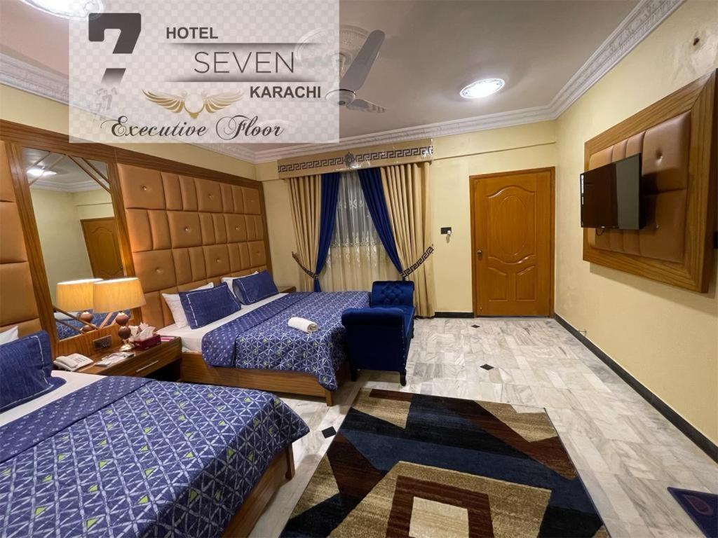Hotel Seven 7 Karachi Bagian luar foto
